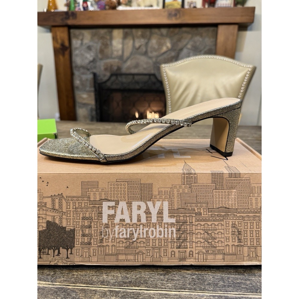 FARYL by FaryIrobin Alexandra Gold ALEXANDRA-GOLD Women's Size 13 - Picture 3 of 10